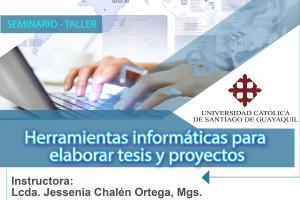 Herramientas informáticas para elaborar tesis y proyectos.